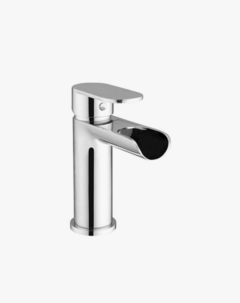 Single handle lavatory