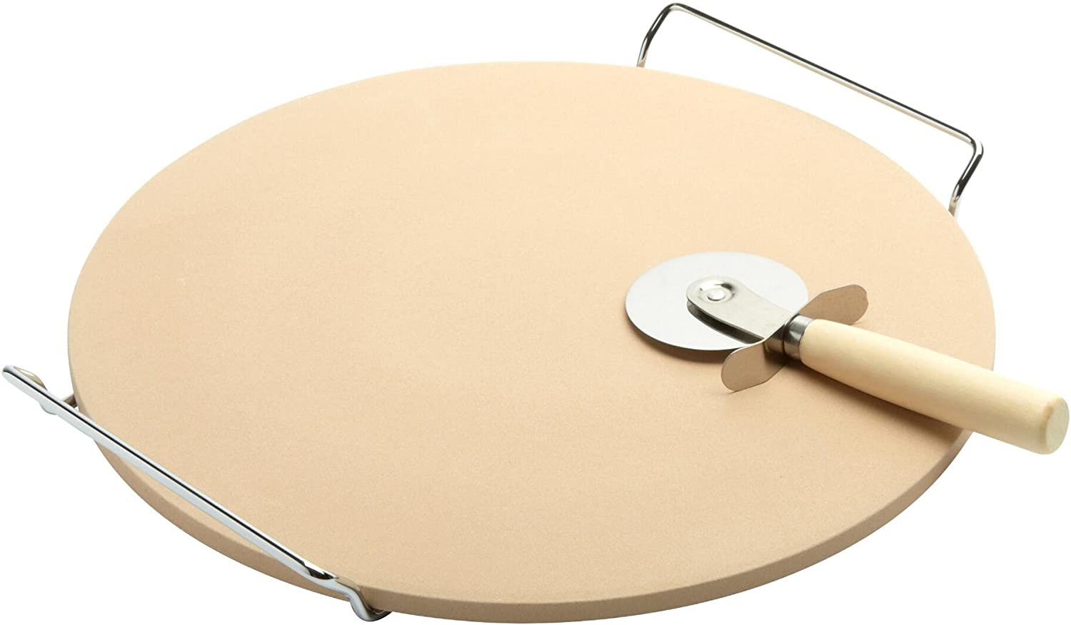 Pizza Cutter Wheel Pizza Slicer With Non-Slip Wooden Handle - 图片 2